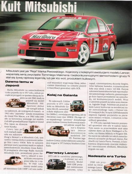 Mitsubishi Lancer – historia