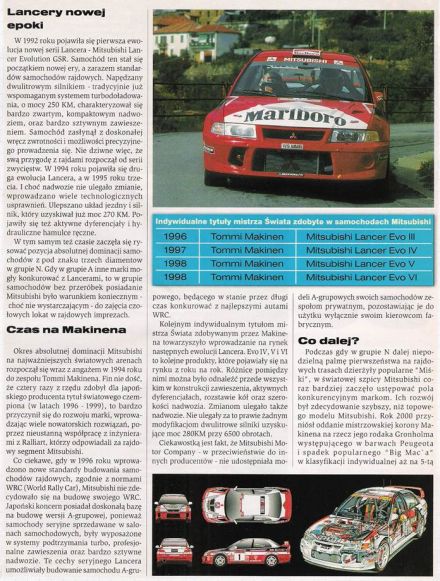 Mitsubishi Lancer – historia
