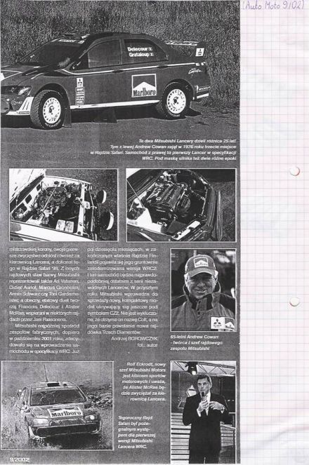 Mitsubishi Lancer – historia