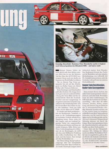 Mitsubishi Lancer – Carisma Evo WRC