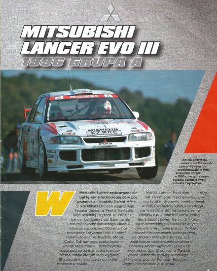Mitsubishi Lancer Evo III.