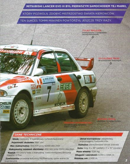 Mitsubishi Lancer Evo III.