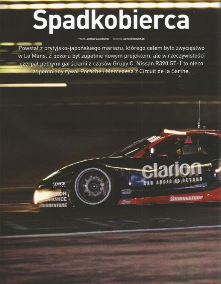 Nissan R390 GT1.