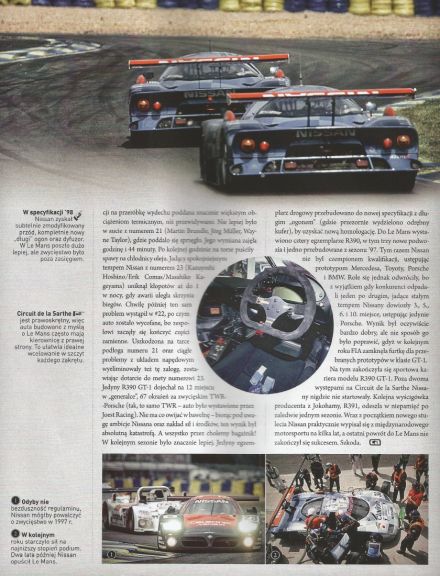 Nissan R390 GT1.