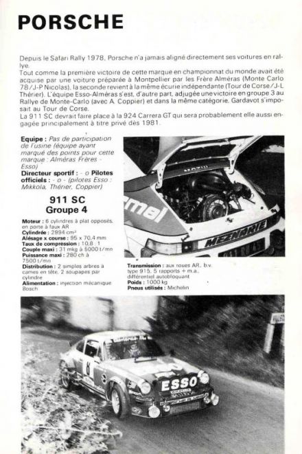 Porsche 911 SC – Groupe 4