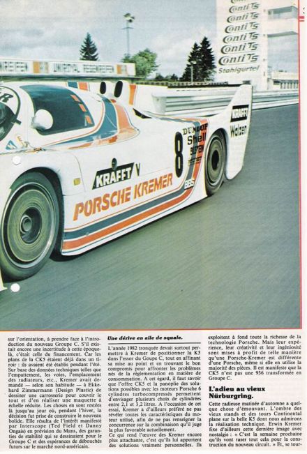 Porsche Kremer CK5