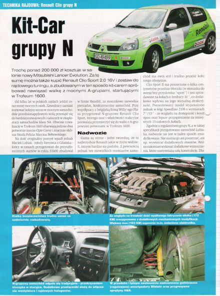 Renault Clio Sport 2.0. 16V