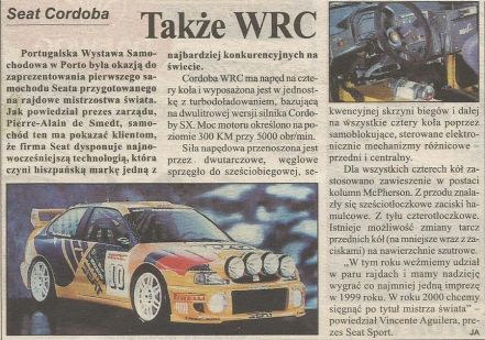 Seat Cordoba WRC.