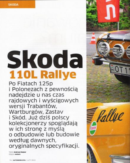 Skoda 110L Rallye