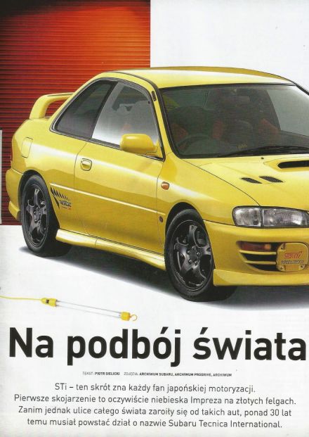 Historia Subaru Impreza STi