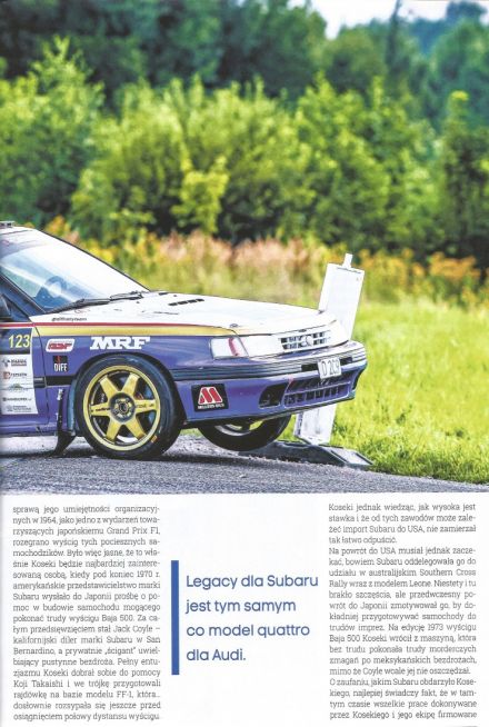 Subaru Legacy Turbo RS.