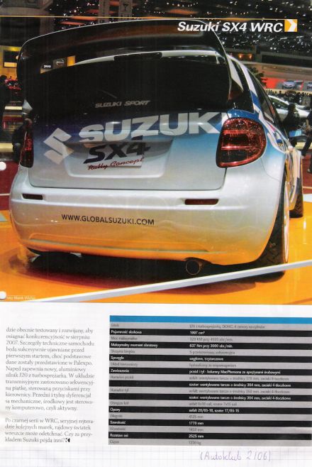 Suzuki Sx4 WRC