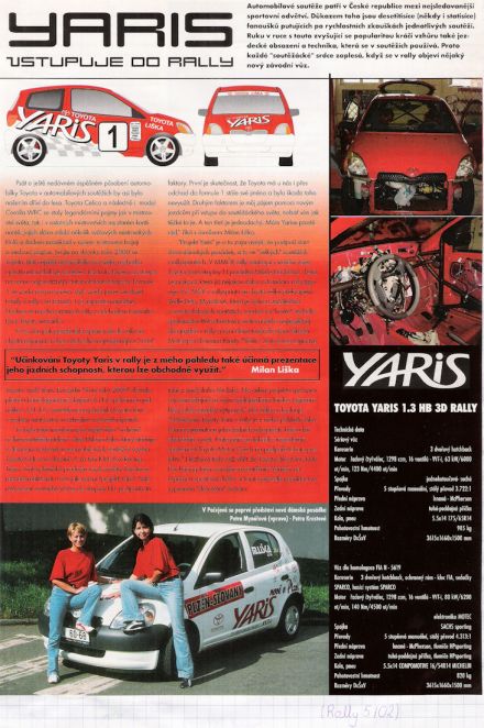 Toyota Yaris 1.3 HB 3D Rally