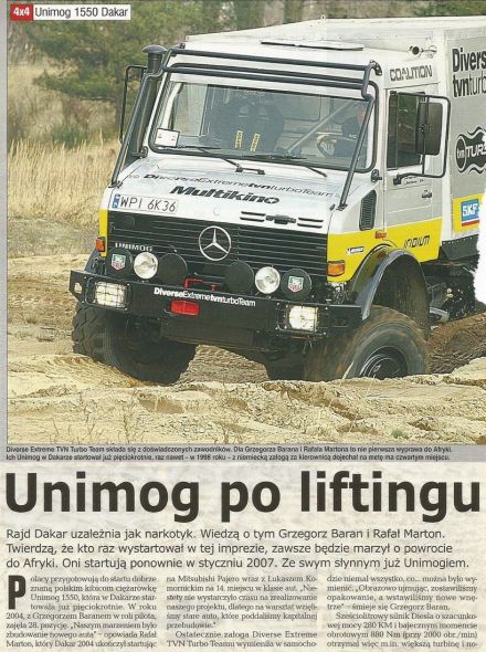 Unimog 1550 Dakar